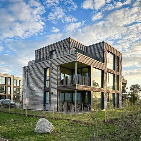 Beltblick 4 - Moderne Direkt Am Mit Sauna Und Meerblick! Daire Fehmarn