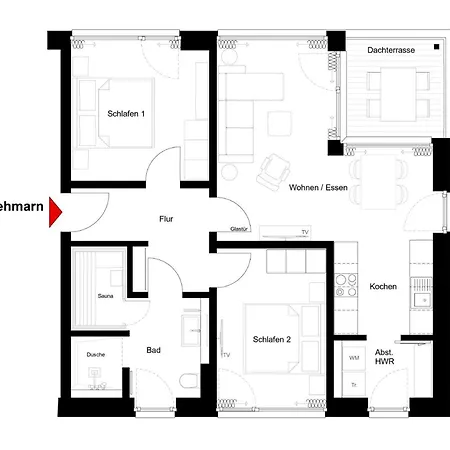 Beltblick 4 - Moderne Direkt Am Mit Sauna Und Meerblick! *